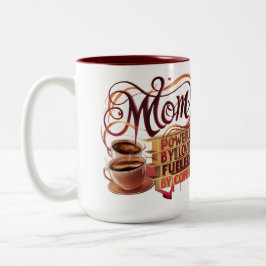 Mama — angetrieben durch Liebe, angetrieben durch Zweifarbige Tasse