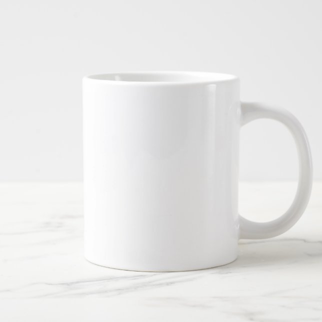 Mama Anpassbares Foto und Name Jumbo-Tasse (Rechts)