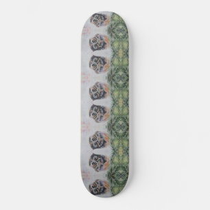 Mama... - Aquarellmalerei - Kleine Eule Skateboard