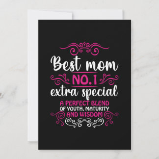 Mama Art Best Mama Nummer eins Einladung