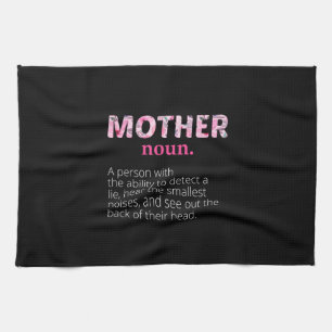 Mama Art Floral Mother Definition Geschirrtuch