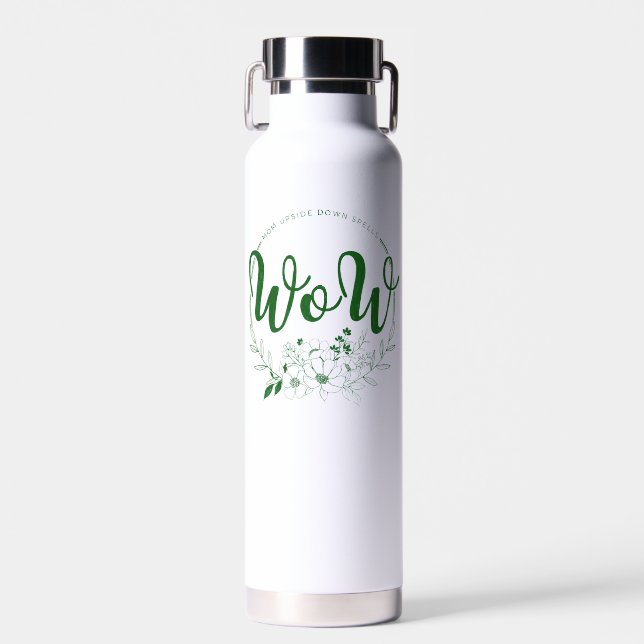 MAMA auf den Kopf Zauber WOW! Trinkflasche (Vorne)