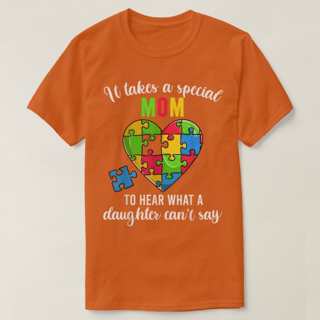 Mama Autismus Bewusstsein Familie Unterstützung Sh T-Shirt (Design vorne)