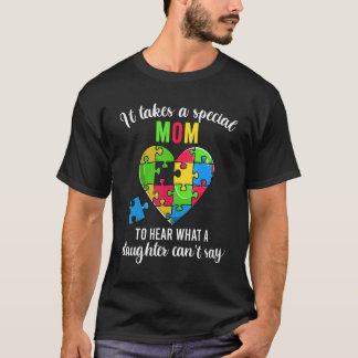 Mama Autismus-Bewusstsein Familie-Unterstützung-Sh T-Shirt