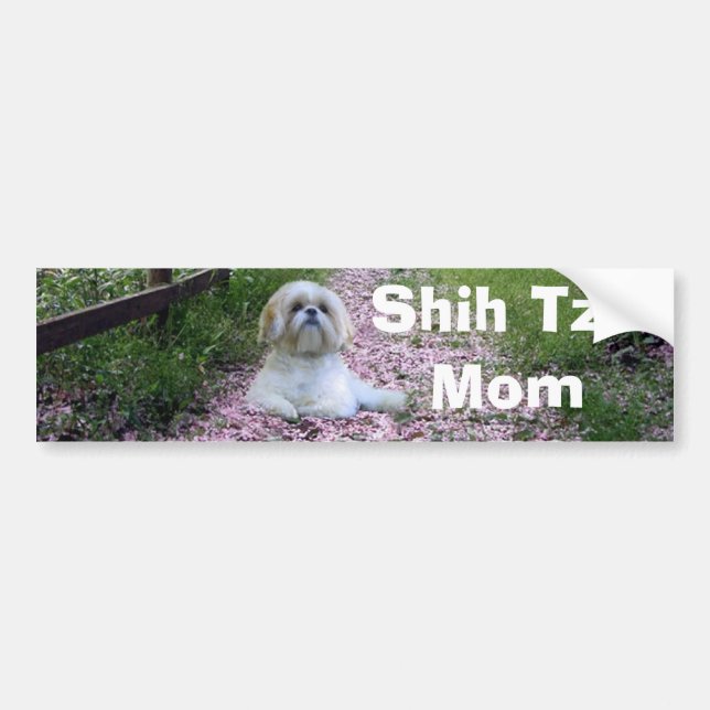Mama-Autoaufkleber Shih Tzu Autoaufkleber (Vorne)