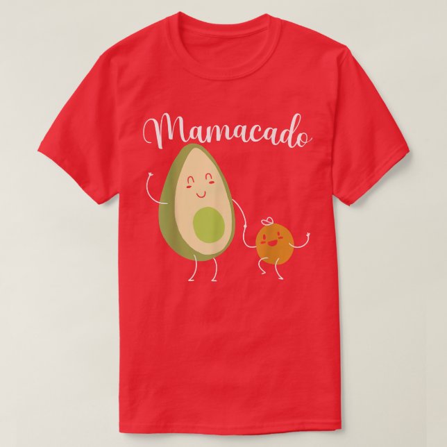 Mama Avocado Mütter Day T-Shirt (Design vorne)