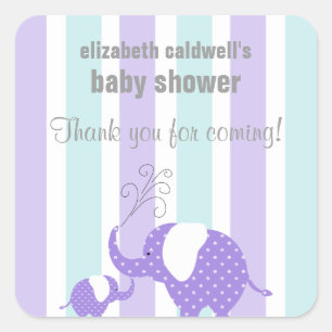 Mama & Baby Elephant Vielen Dank, dass Sie Sticker