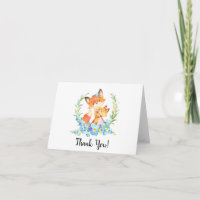 Mama & Baby Fox Boys Dusche Vielen Dank