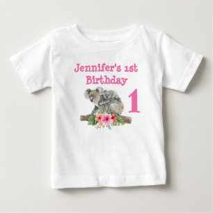 Mama & Baby Koala Bears Aquarell T-shirt