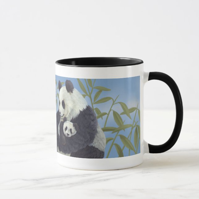 Mama & Baby Panda Tasse (Rechts)