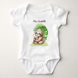 Mama & Baby Slotmaschine - individualisierbarer Ba Strampler
