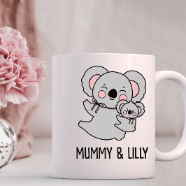 Mama & Babykoala , Personalisierte Matching-Famili Kaffeetasse
