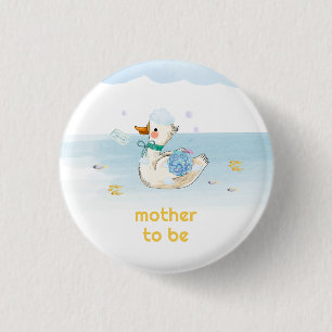 Mama Badet Baby Ente Baby Dusche Button