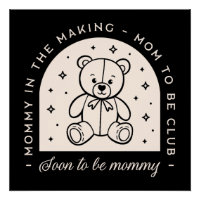 Mama bald Mami schwanger Klub schwarz