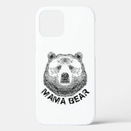 Mama-Bär, Handgezeichnete Illustration Case-Mate iPhone Hülle