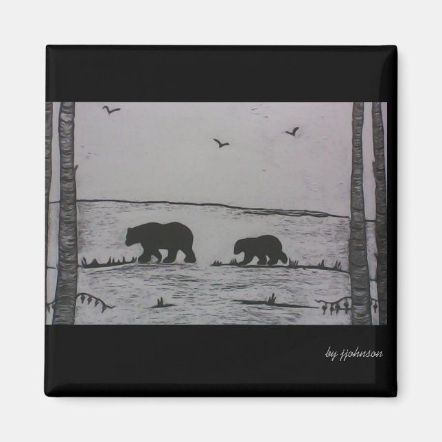 Mama Bär Magnet (Vorne)