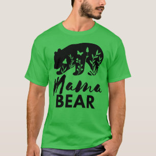 Mama-Bär mit Blume 1 T-Shirt