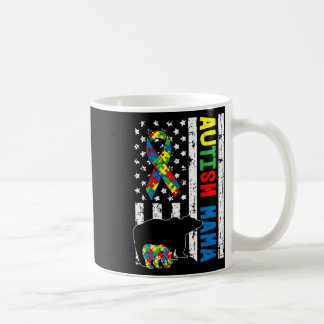 Mama Bär passende Familien-Autismus-Bewusstseins-G Kaffeetasse