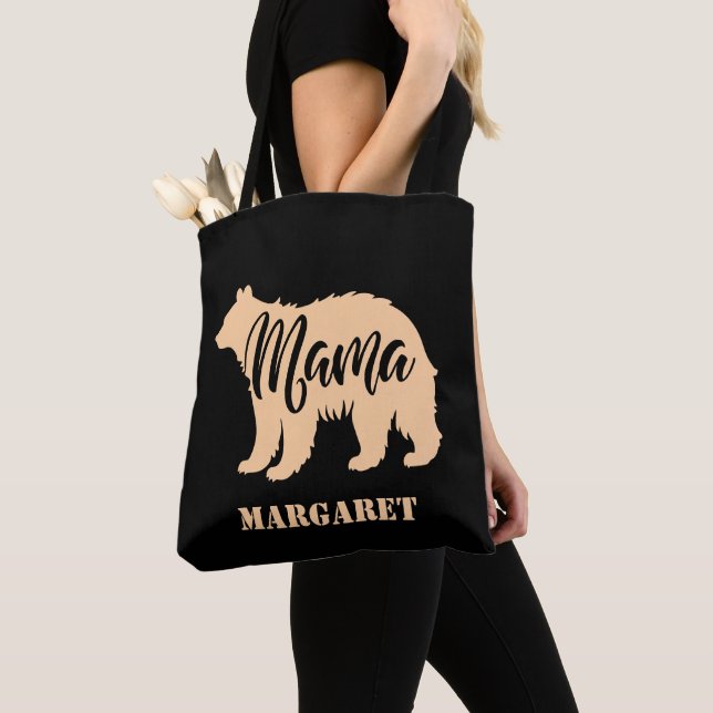 Mama-Bär personalisiert Tasche (Von Nahem)