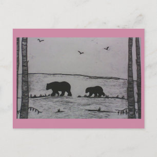 Mama Bär Postkarte