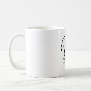 Mama-Bär-Regenbogen-Vintage-Stickerei-Shirt-Design Kaffeetasse