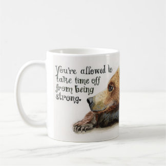 Mama-Bär Ruhepause Kaffeetasse