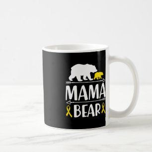 Mama Bären Krebs Bewusstsein Mama eines Krieges Kaffeetasse
