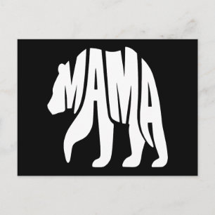Mama Bärin Feiertagspostkarte