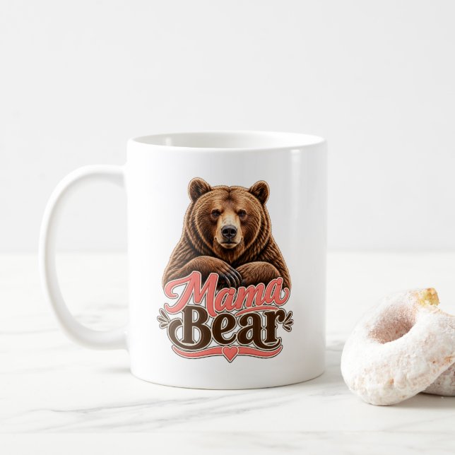 Mama Bärin  Kaffeetasse (Mit Donut)