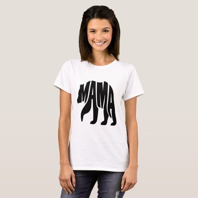 Mama Bärin T-Shirt (Vorne ganz)