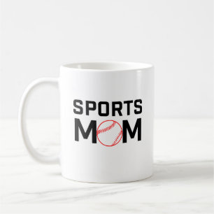 Mama Baseball Design Kaffeetasse