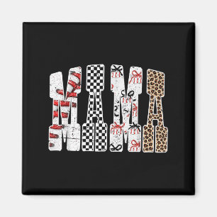 Mama Baseball-Saison Froher Spieltag Trendy Lustig Magnet