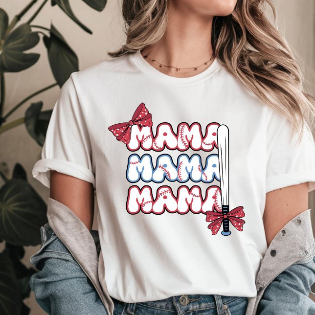 Mama Baseball T-Shirt (Von Creator hochgeladen)