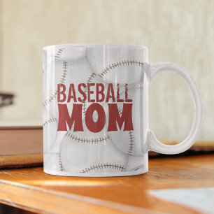 Mama Baseball Typografie Niedlich Kaffeetasse