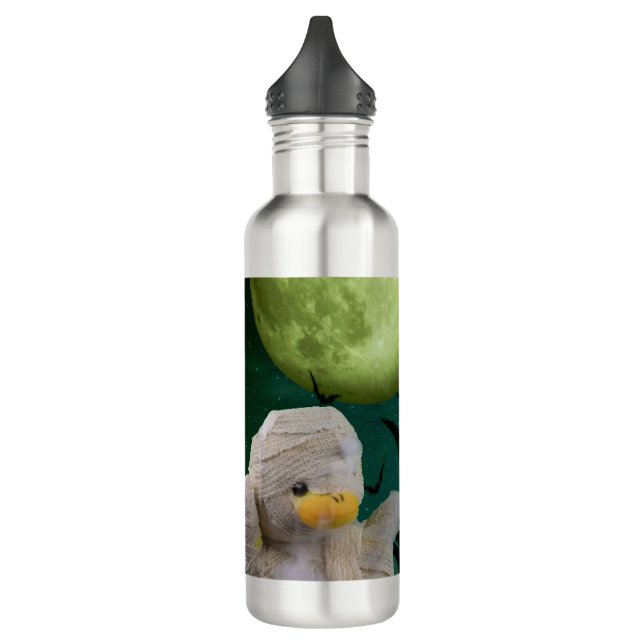 Mama, Bat & Moon Halloween Edelstahlflasche (Links)