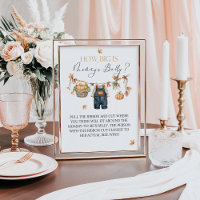 Mama Bauch Unterwäsche Pumpkin Rustic Baby Dusche