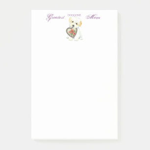 Mama Baumwollde Tulear Heart Post-it Klebezettel