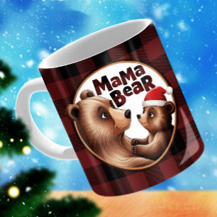 Mama Bear Baby Bear Weihnachten - Bestes Mama Gesc Tasse