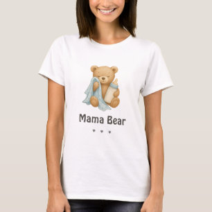 Mama Bear Baby Dusche T - Shirt