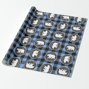 Mama Bear Baby Dusche Woodland Lodge Geschenkpapier