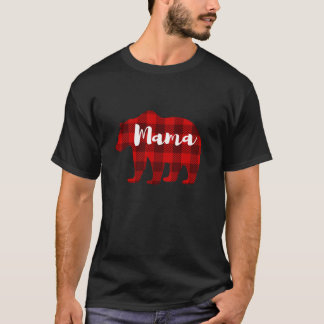 Mama Bear Clothing Women Gift Mutter Eltern Famili T-Shirt