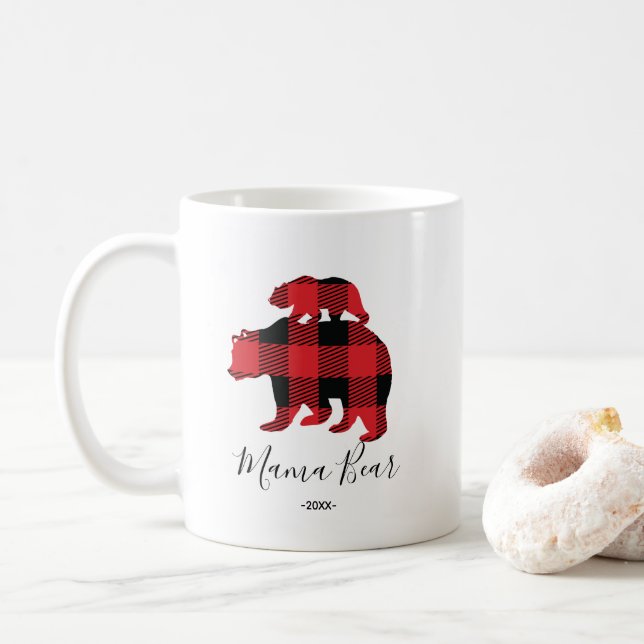 Mama Bear Coffee Mug (Avec donut)