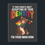 Mama Bear Cuddle Relationship Rainbow Color Postkarte<br><div class="desc">Proud LGBT Awareness Gift für Gleichberechtigung. Mama Bear Cuddle Beziehung Rainbow Color.</div>