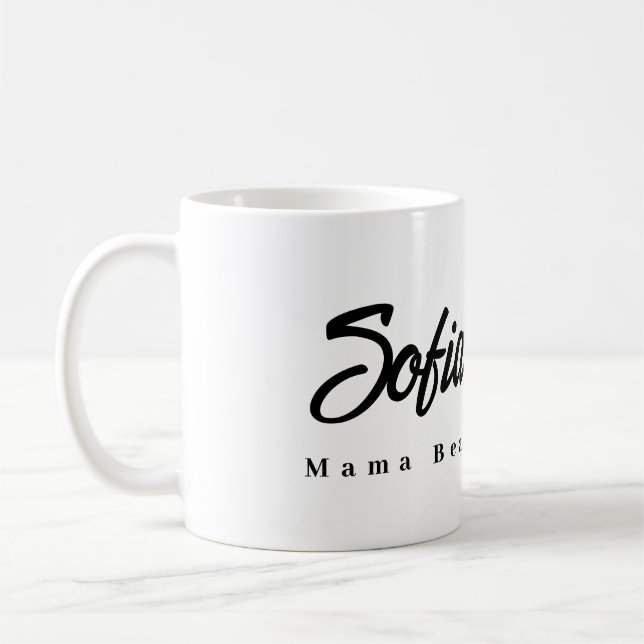 Mama Bear Custom Coffee Mug (Gauche)