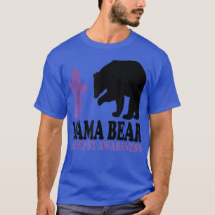 Mama Bear Epilepsy Awareness & Supters Epilepsy T-Shirt