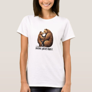 Mama Bear Hugs T-shirt de la fête des mères