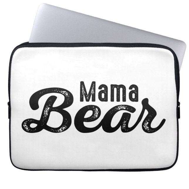 Mama Bear Laptopschutzhülle (Vorderseite)