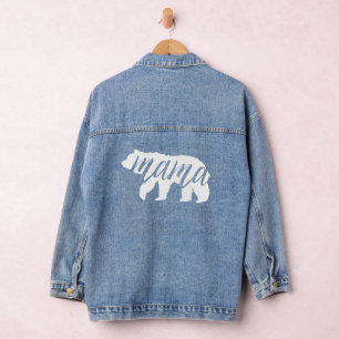 Mama Bear   Matching Family Jeansjacke