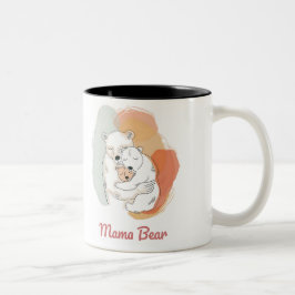 Mama Bear Mothers Day Zweifarbige Tasse
