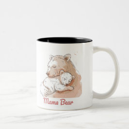 Mama Bear Mothers Day Zweifarbige Tasse